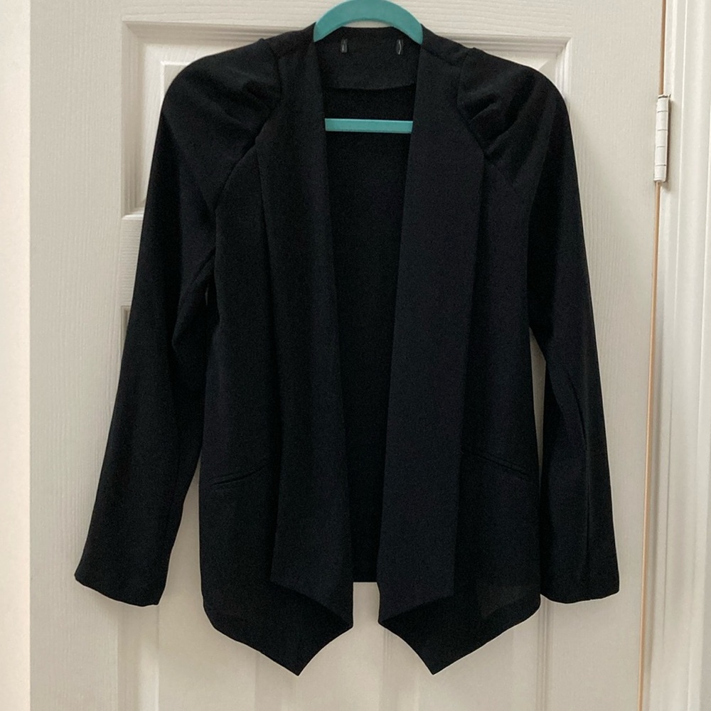 Crepe Shawl Collar Jacket S